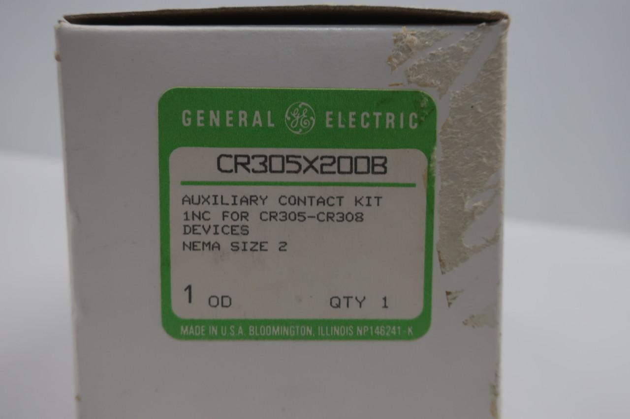 General Electric GE CR305X200B Auxiliary Contact KIT Size 2