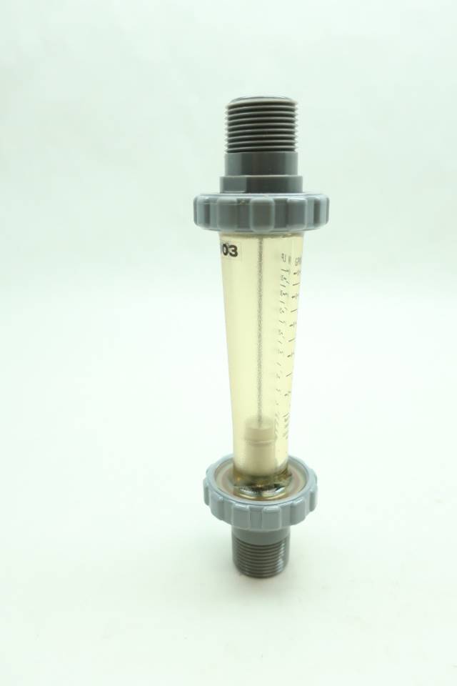 BLUEWHITE F44750LH12 VARIABLE AREA FLOW METER 110GPM 3/4IN NPT D658964