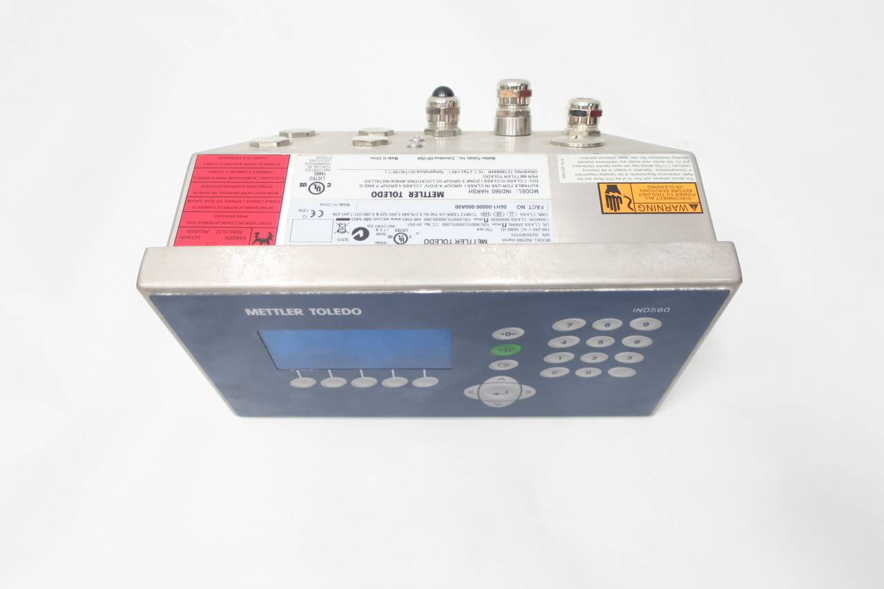 Used Mettler Toledo Scale Ind560 IND560 Anti Explosion Weighing