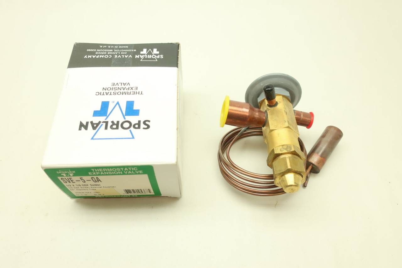 Sporlan Sve 5 Ga Thermostatic Expansion Valve 1 2in X 7 8in Odf Solder