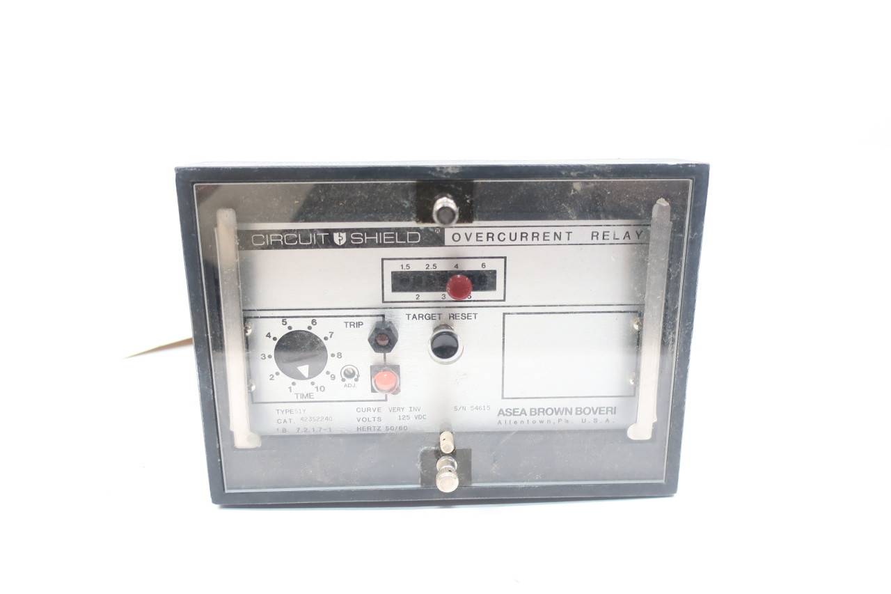 Abb 51Y 423S2240 Circuit Shield Overcurrent Relay 125vdc