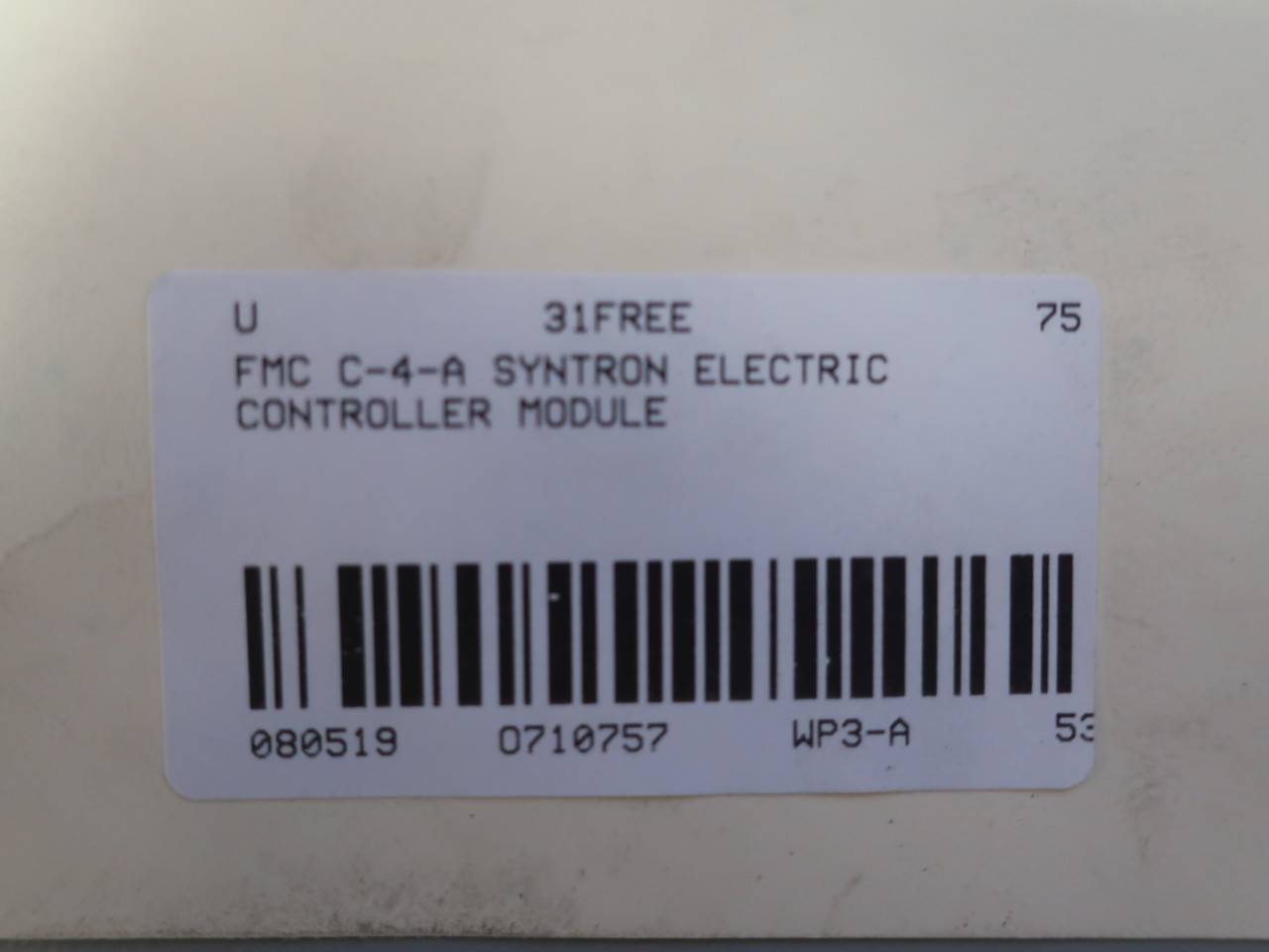 FMC C-4-A SYNTRON Electric Controller 