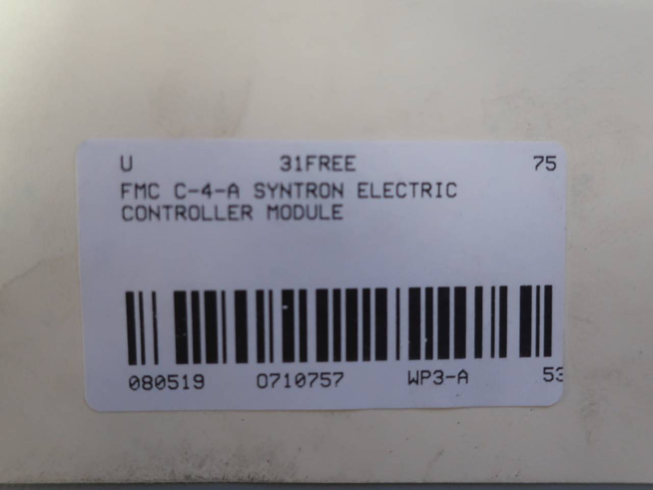 FMC C-4-A SYNTRON Electric Controller FMC C-4-A SYNTRON Electric Controller