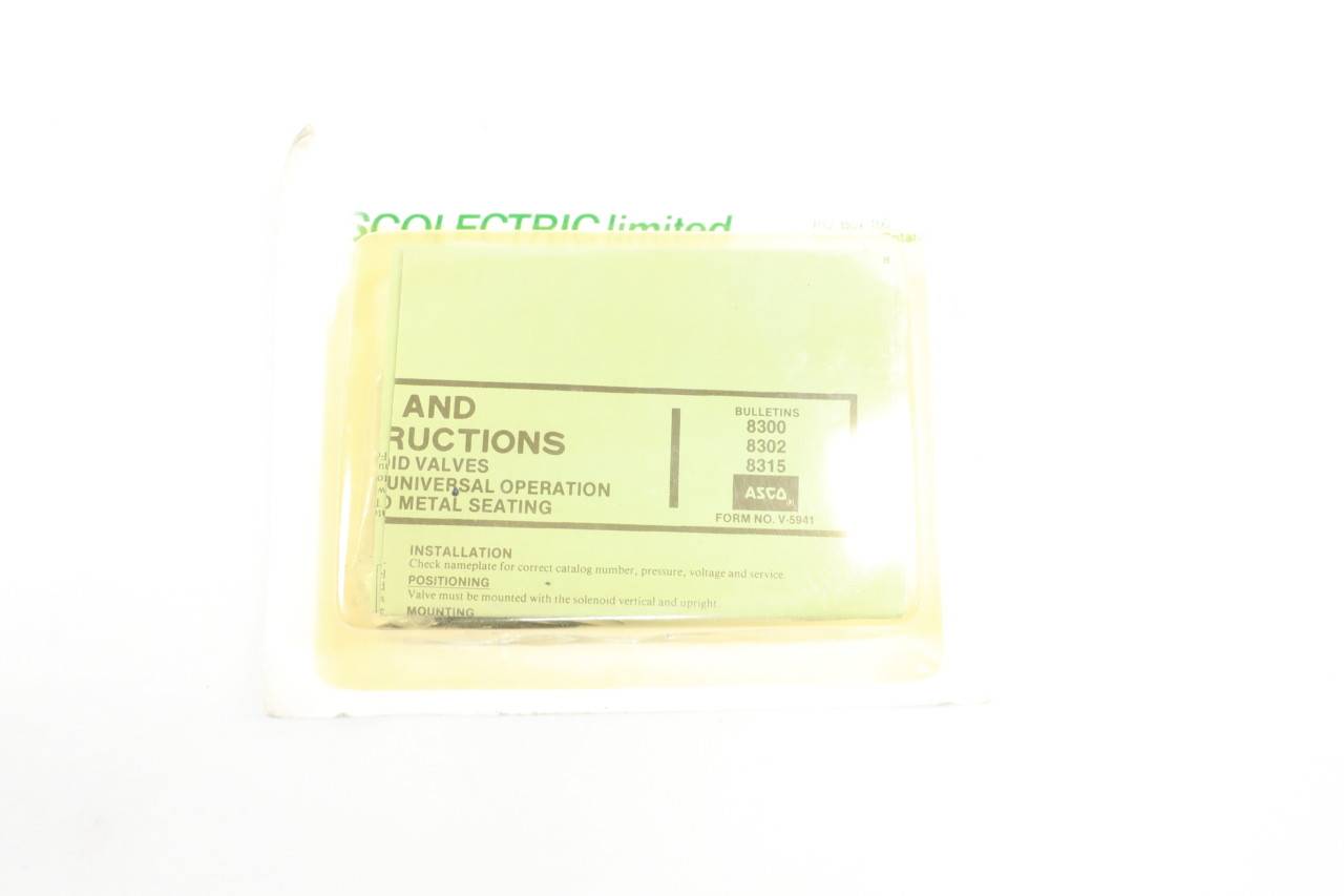 Asco 306-718 Spare Parts Kit