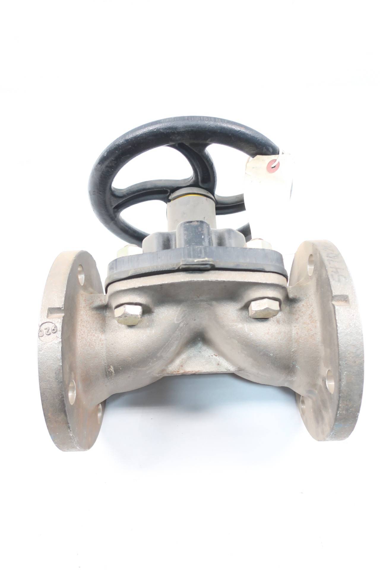 Saunders 3306HHT Manual Stainless Flanged Diaphragm Valve 3in