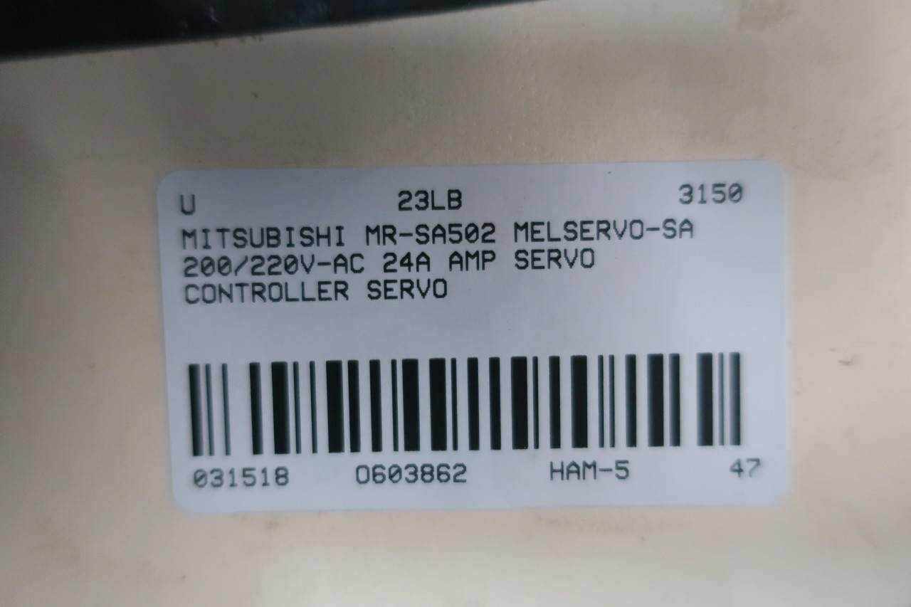 Mitsubishi MR-SA502 Melservo-sa Servo Amplifier 200/220v-ac 24a