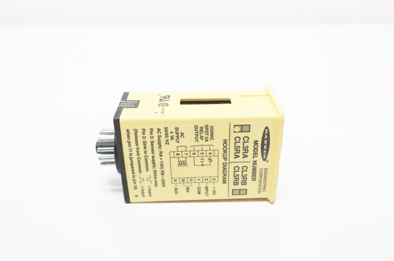BANNER MAXI-AMP SWITCH PROGRAMMING CL5RA 