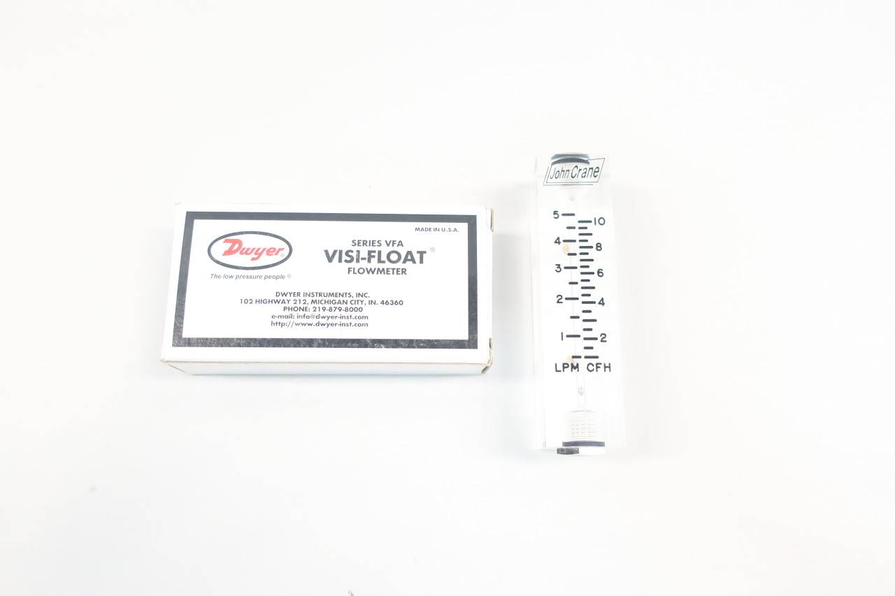 Dwyer 194619-00 Visi-float Variable Area Flow Meter 0-5lpm