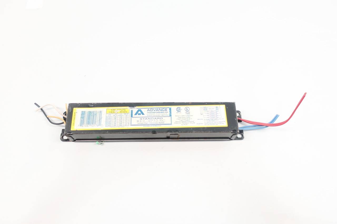 Advance Transformer REL4P32SC Fluorescent Ballast 25/32/40w 120vac