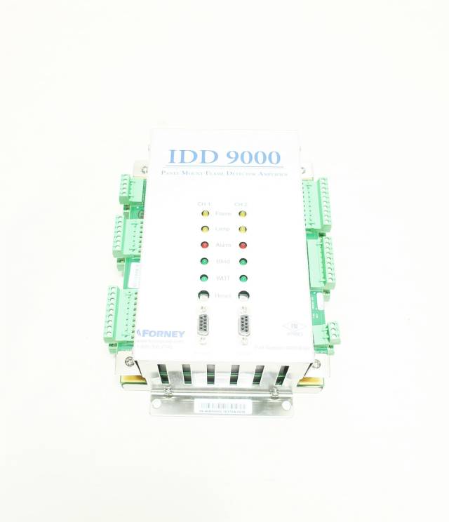 FORNEY 408100-00 IDD 9000 PANEL MOUNT FLAME DETECTOR AMPLIFIER