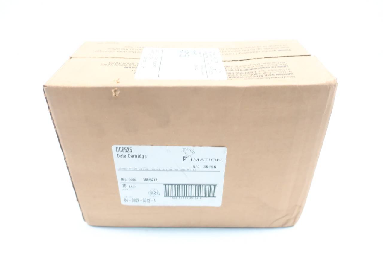 Box Of 10 Imation DC6525 Data Cartridge