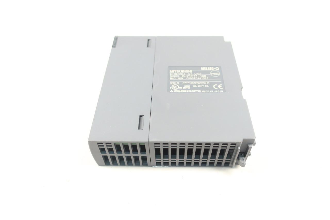 Details about   MITSUBISHI QJ71E71-100 dφm2 sn:051D Ethernet I/F unit as photo 