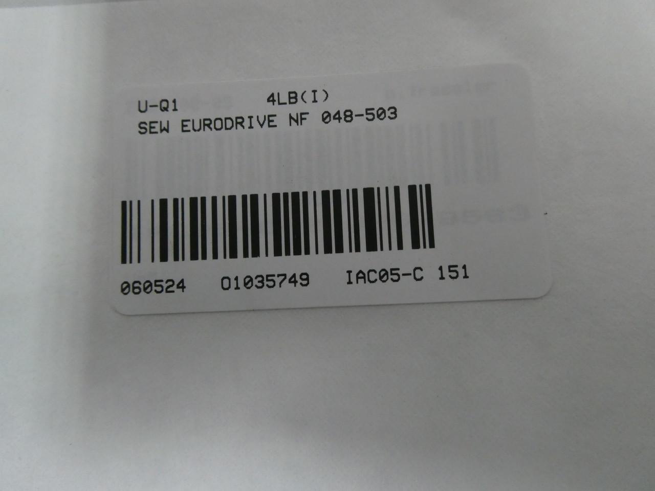 Filtro Di Rete SEW Eurodrive NF048-503 HLD 110-500/42 – Blocco EMI (Usato)