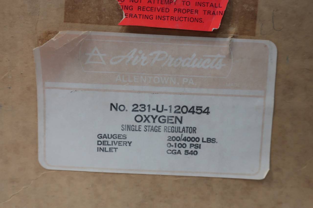 AIR PRODUCTS E11-C-N115DOX Gas Regulator AIR PRODUCTS E11-C-N115DOX Gas Regulator