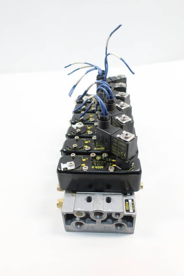 ASCO 54101006 35500092 SOLENOID VALVE MANIFOLD ASSEMBLY 24VDC 1/4IN