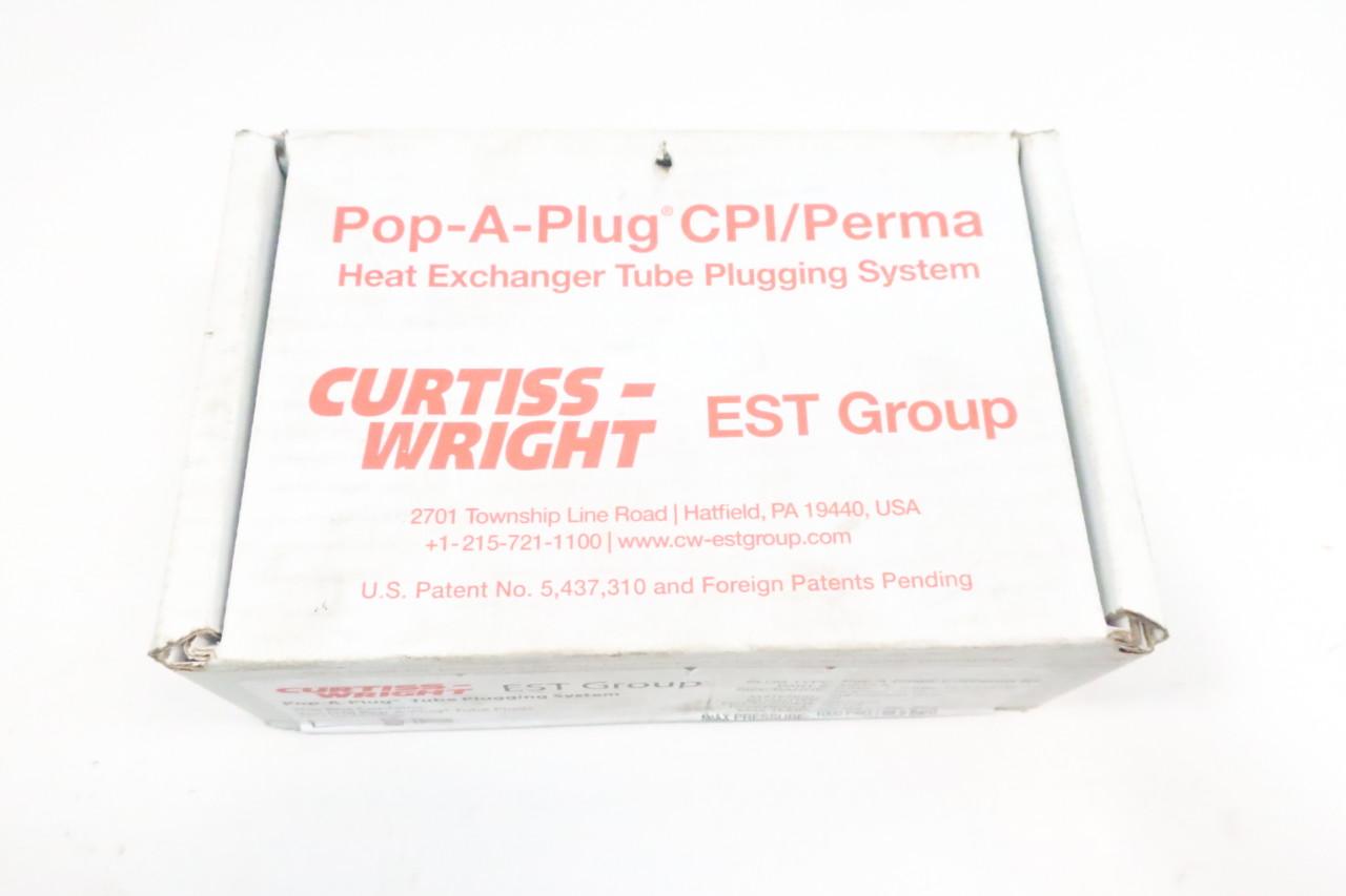 NEUF - Lot De 10 Bouchons Perma Plugs Curtis Wright V-919-B En Laiton Pour Système Pop-A-Plug