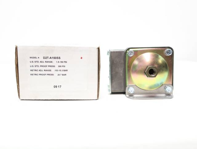 BARKSDALE D2T-A150SS 1.5-150PSI 480V-AC PRESSURE SWITCH R689984