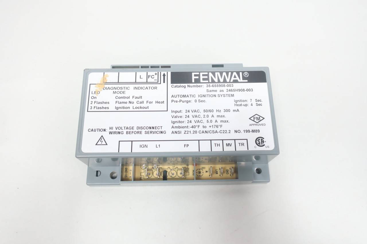 Fenwal 35655908003 Automatic Ignition System