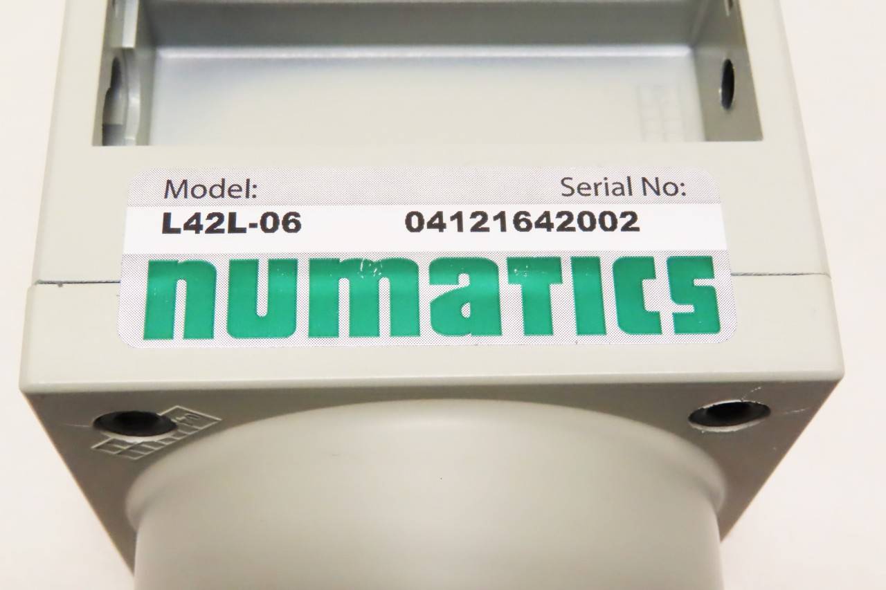 NUMATICS L42L-06 FLEXIBLOK 3/4IN NPT Pneumatic Lubricator NUMATICS L42L-06 FLEXIBLOK 3/4IN NPT Pneumatic Lubricator