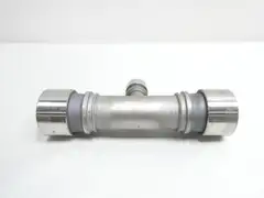 LOKRING SS40-RTEE-P32-P16 STAINLESS PIPE TEE 2IN X 1IN X 2IN