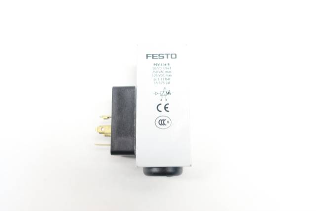 FESTO PEV-1/4-B 10773 PRESSURE SWITCH 15-175PSI 250V-AC