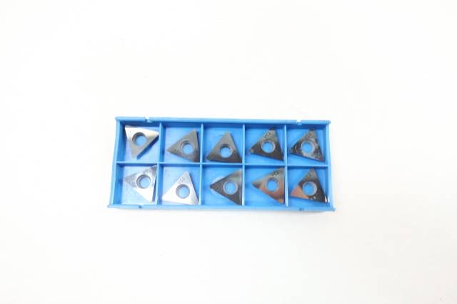 BOX OF 10 VALENITE TEGW 322J VC2 CARBIDE INSERT