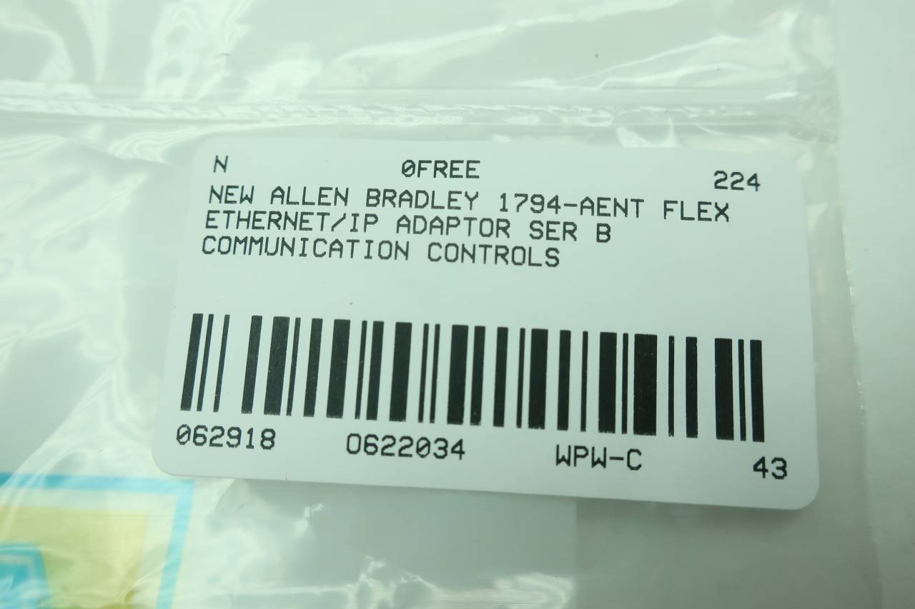 Allen Bradley 1794-AENT Flex I/o Ethernet/ip Adapter Module Ser B