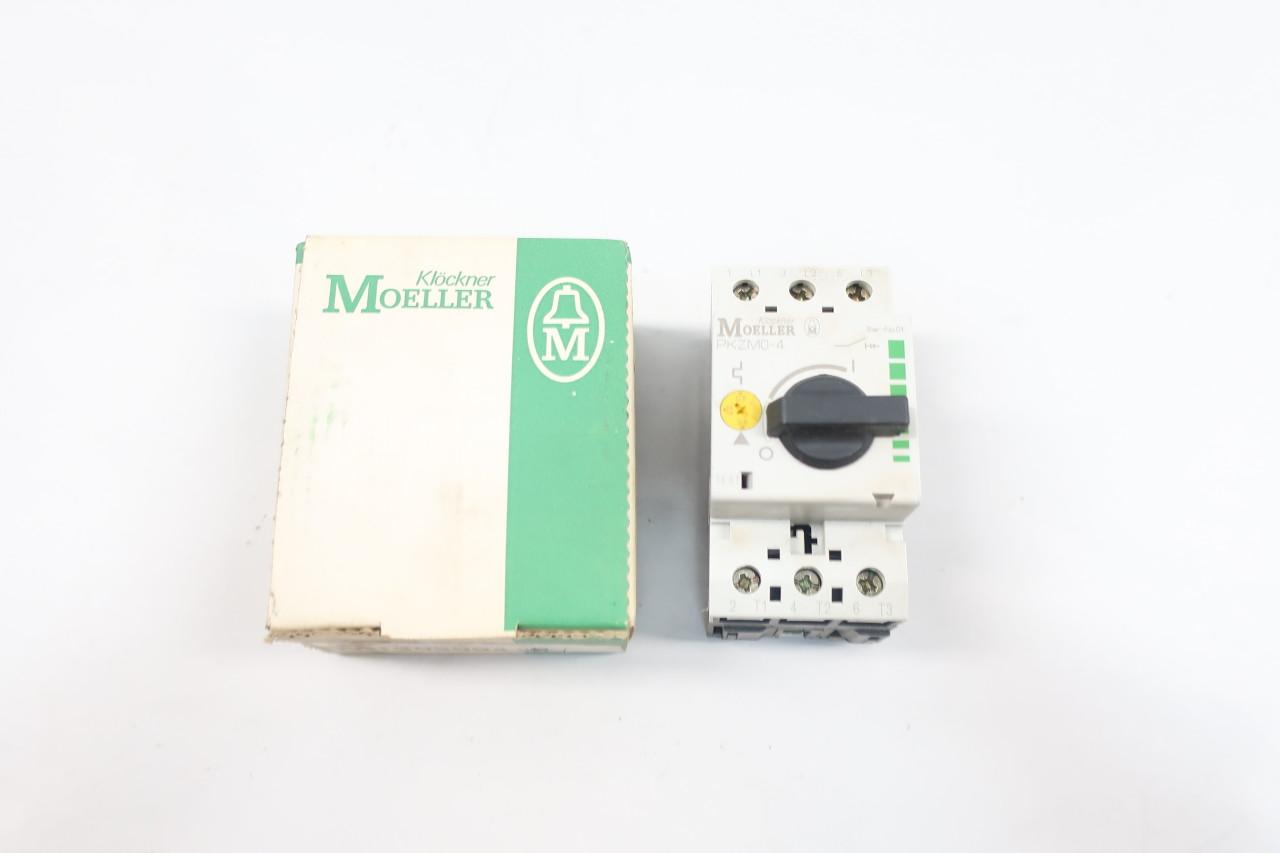Klockner Moeller PKZM0-4 Manual Starter 2.5-4a Amp 2hp 