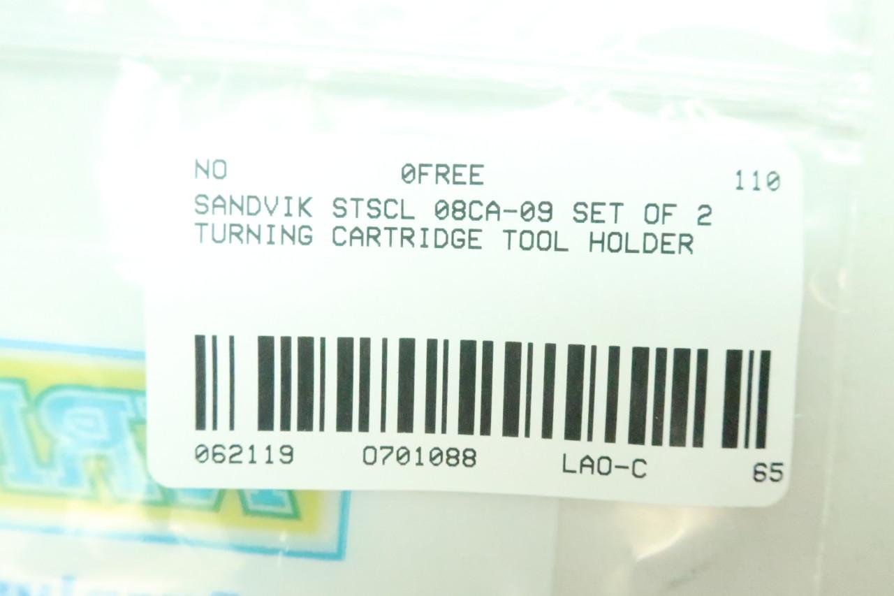 Set Of 2 Sandvik STSCL 08CA-09 Turning Cartridge