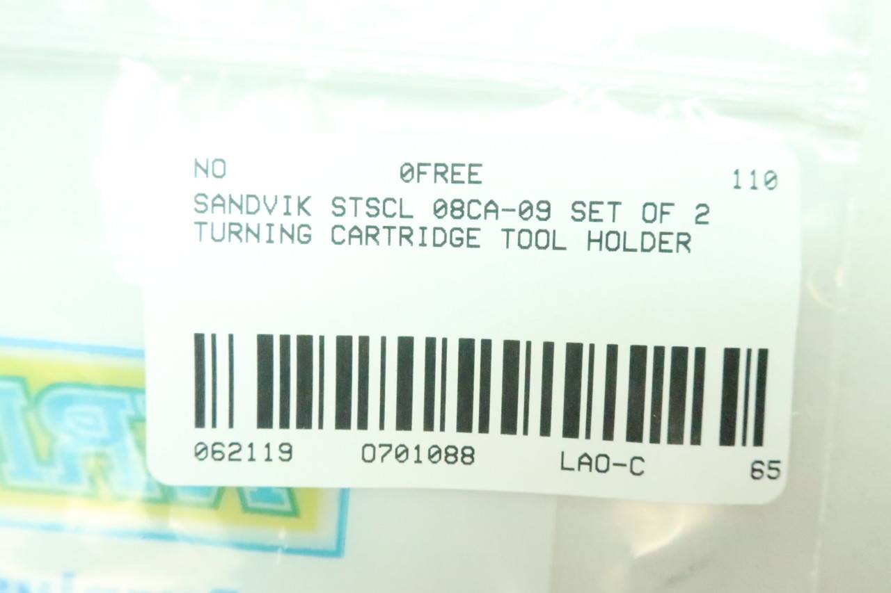 Set Of Sandvik STSCL 08CA-09 Turning Cartridge