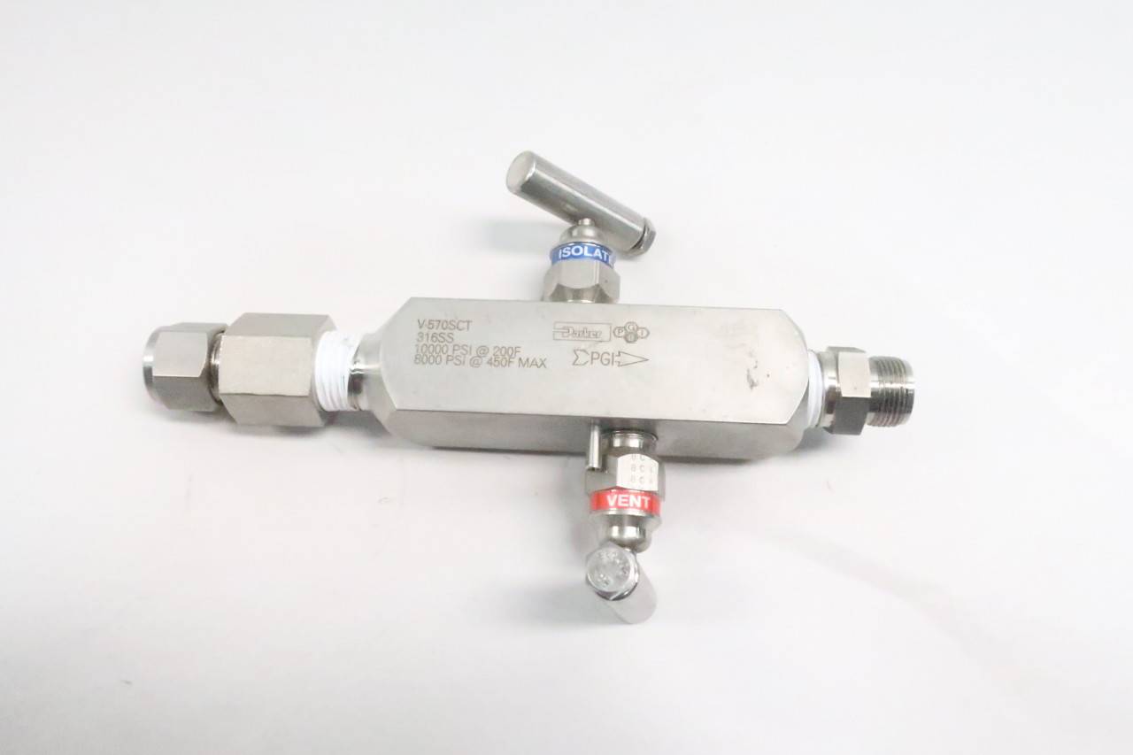 Parker V570SCT Multiport Gauge Valve Manifold