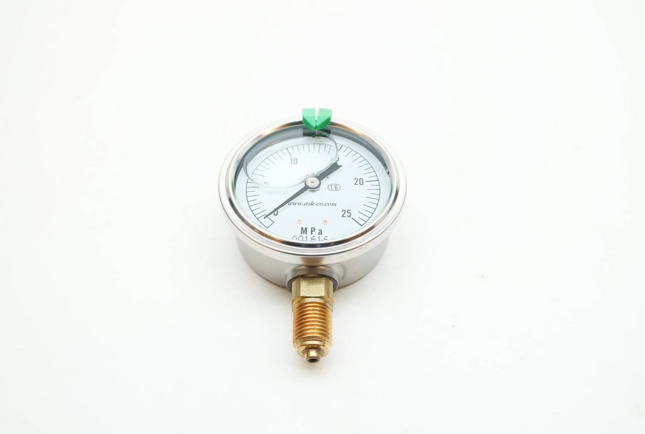 Ask OPGATG1/460X25MPA 21/2in 025mpa1/4in Pressure Gauge