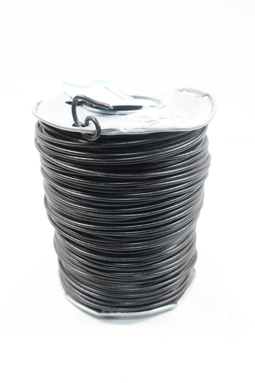 Anixter LL90458 Black Stranded Copper Wire 984ft 600v-ac