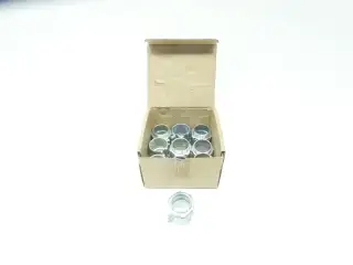 BOX OF 10 CROUSE HINDS 453 SCREW TYPE BOX CONNECTOR 1-1/4IN
