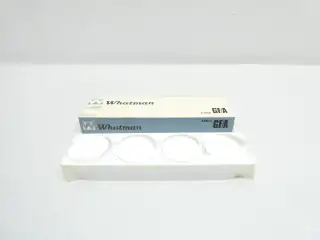 BOX OF 100 FISHER SCIENTIFIC 9-874-14 BINDER-FREE GLASS MICROFIBER FILTERS