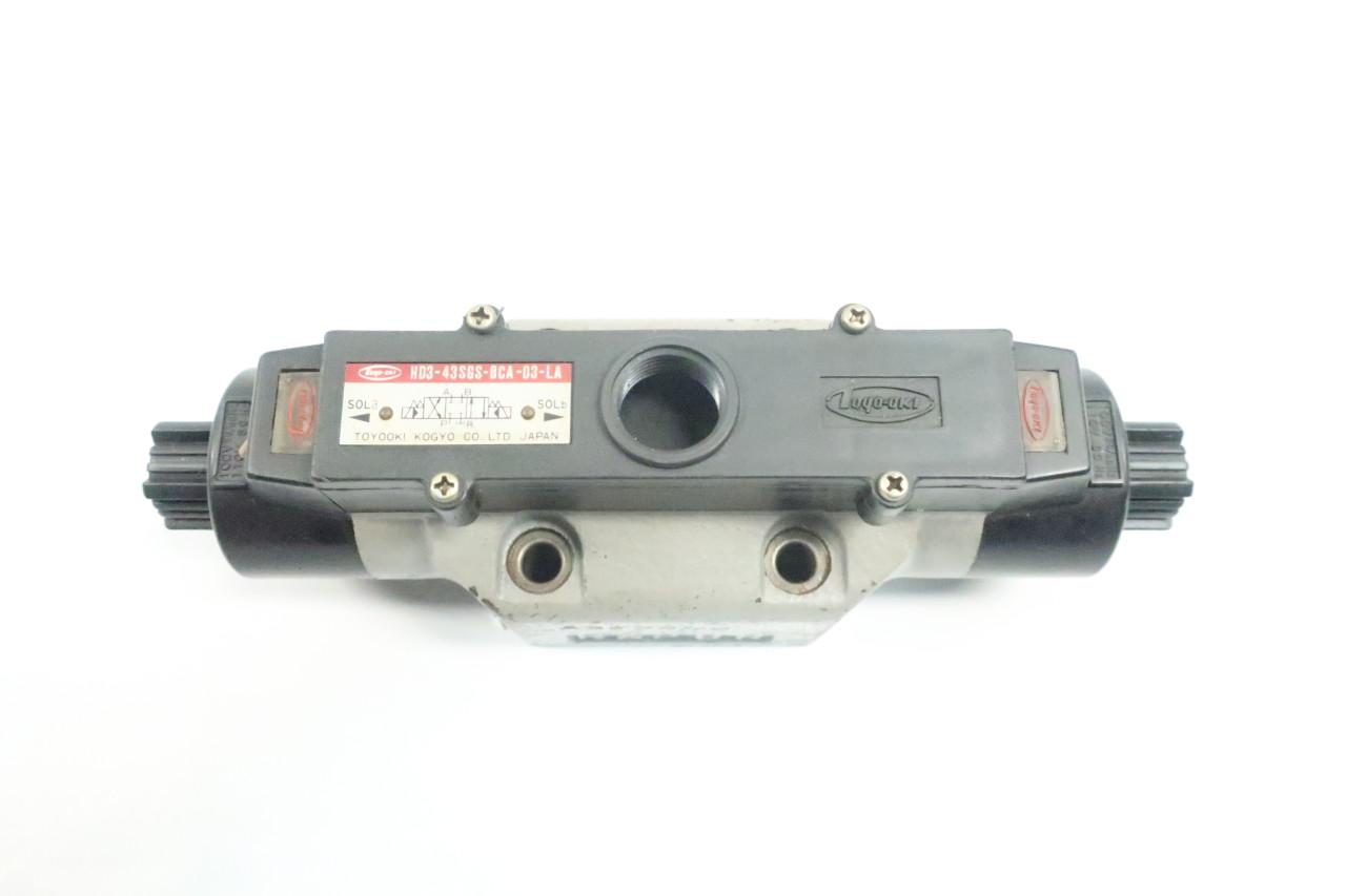 Toyo-oki HD3-43SGS-BCA-03-LA Hydraulic Solenoid Valve 100v-ac