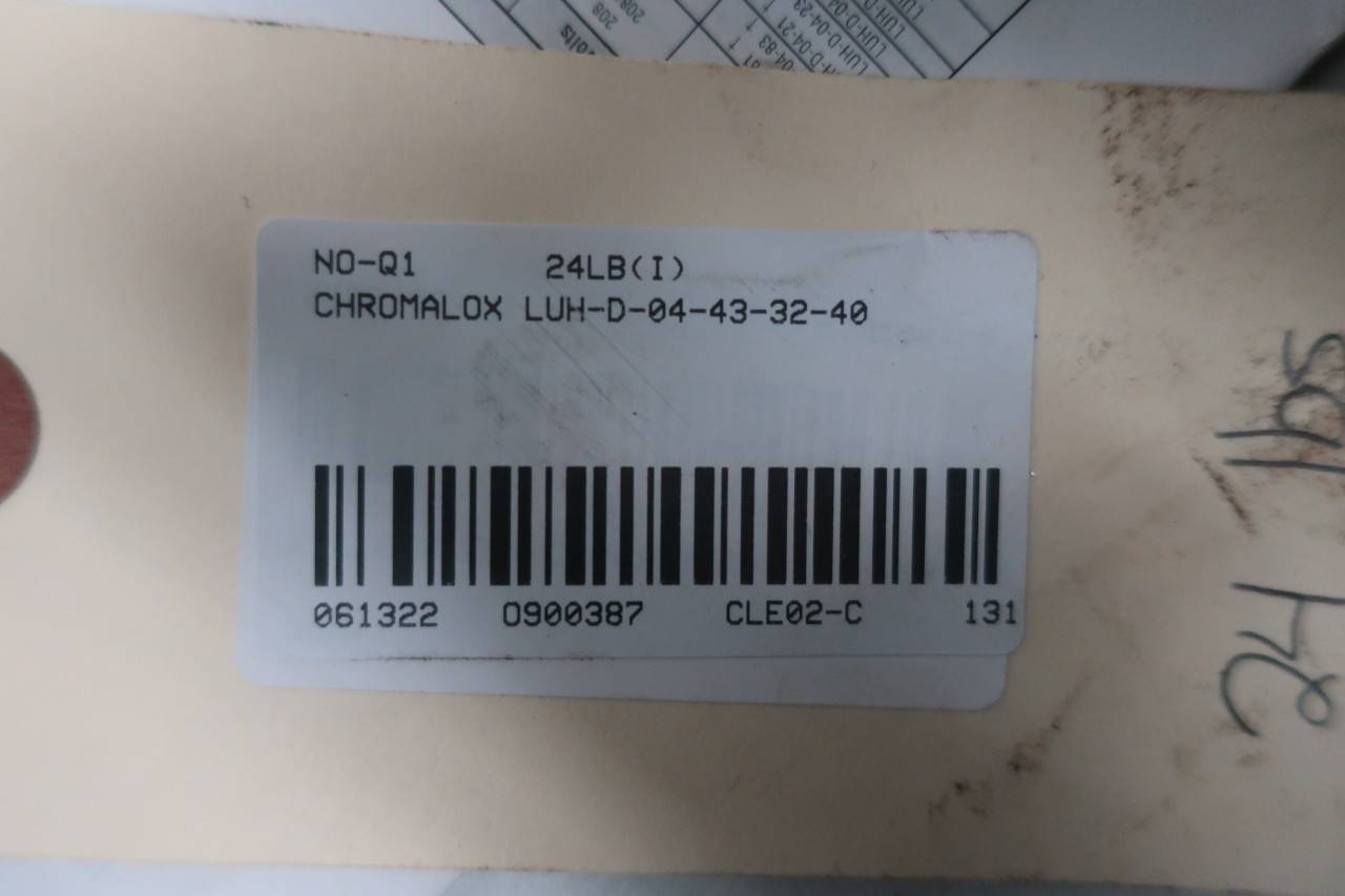 Chromalox LUH-D-04-43-32-40 Electric Heater 480v-ac
