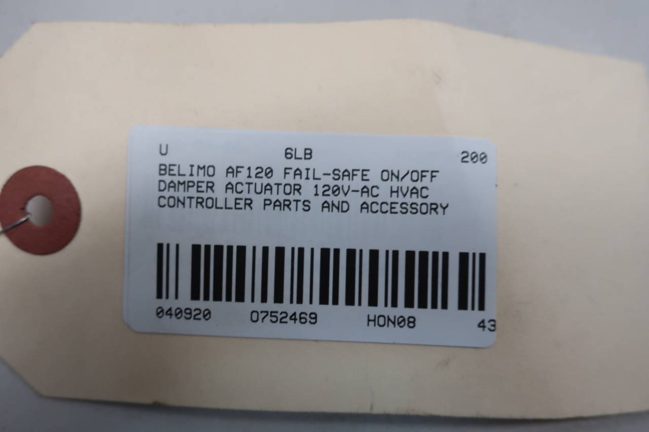 BELIMO AF120 Fail-Safe ON/Off Damper Actuator 120V-AC BELIMO AF120 Fail-Safe ON/Off Damper Actuator 120V-AC