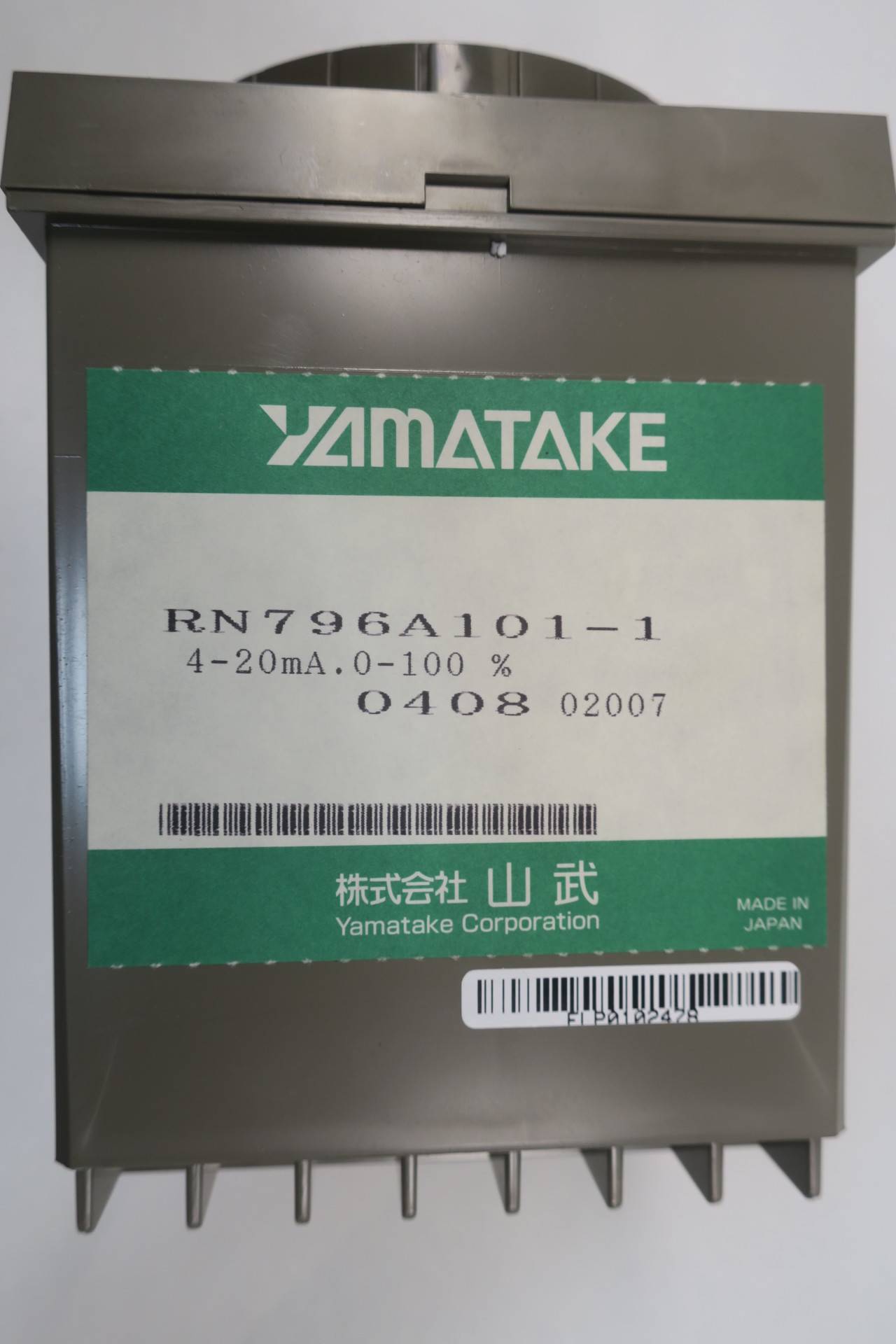 Yamatake RN796A101-1 Motor Calibration Meter Unit 0-100% 4-20ma