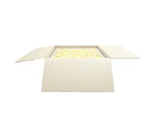 BOX OF 12 AAF 140-201-863 AIR FILTER ELEMENT 24IN X 24IN X 1IN
