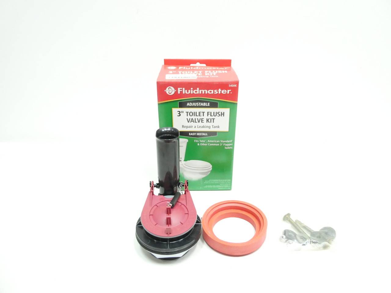 Fluidmaster 540AK Adjustable 3 Toilet Flush Valve Repair Kit 