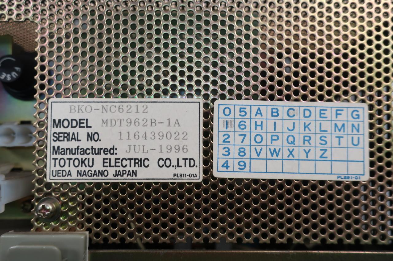 TOTOKU MDT962B-1A OPERATOR DISPLAY UNIT