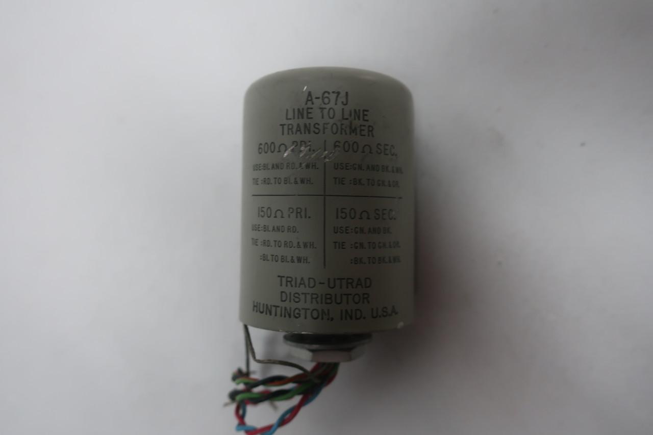 Triad A-67J Line To Line Transformer