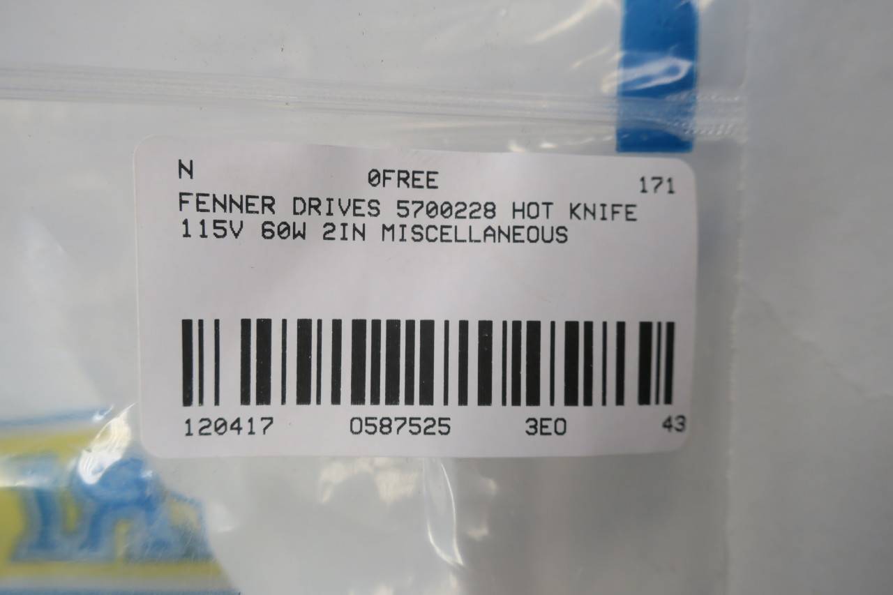 Fenner Drives 5700228 Hot Knife