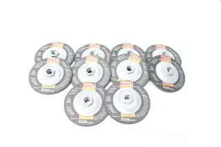 BOX OF 10 UNITED ABRASIVES 22130 CUTTING WHEEL 4-1/2IN X 1/8IN X 5/8-11