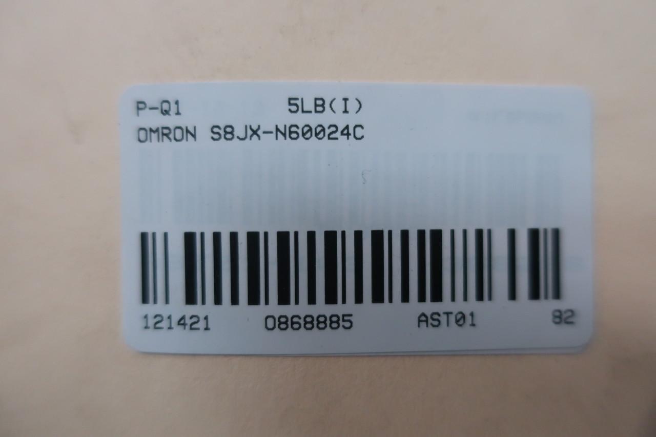 Omron オムロン スイッチングパワーサプライ S8JX-P60024C-