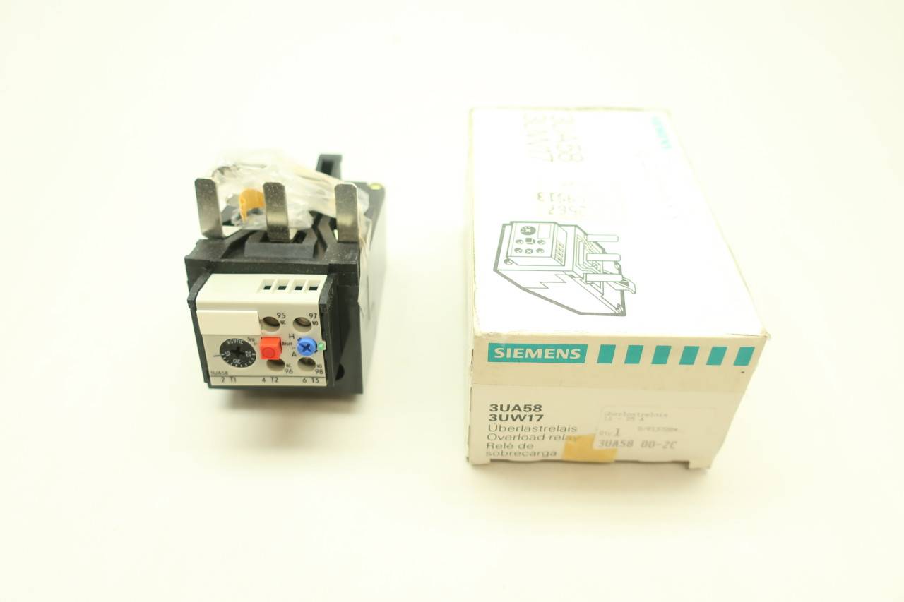 Siemens 3UA58 002C Overload Relay 1625a Amp