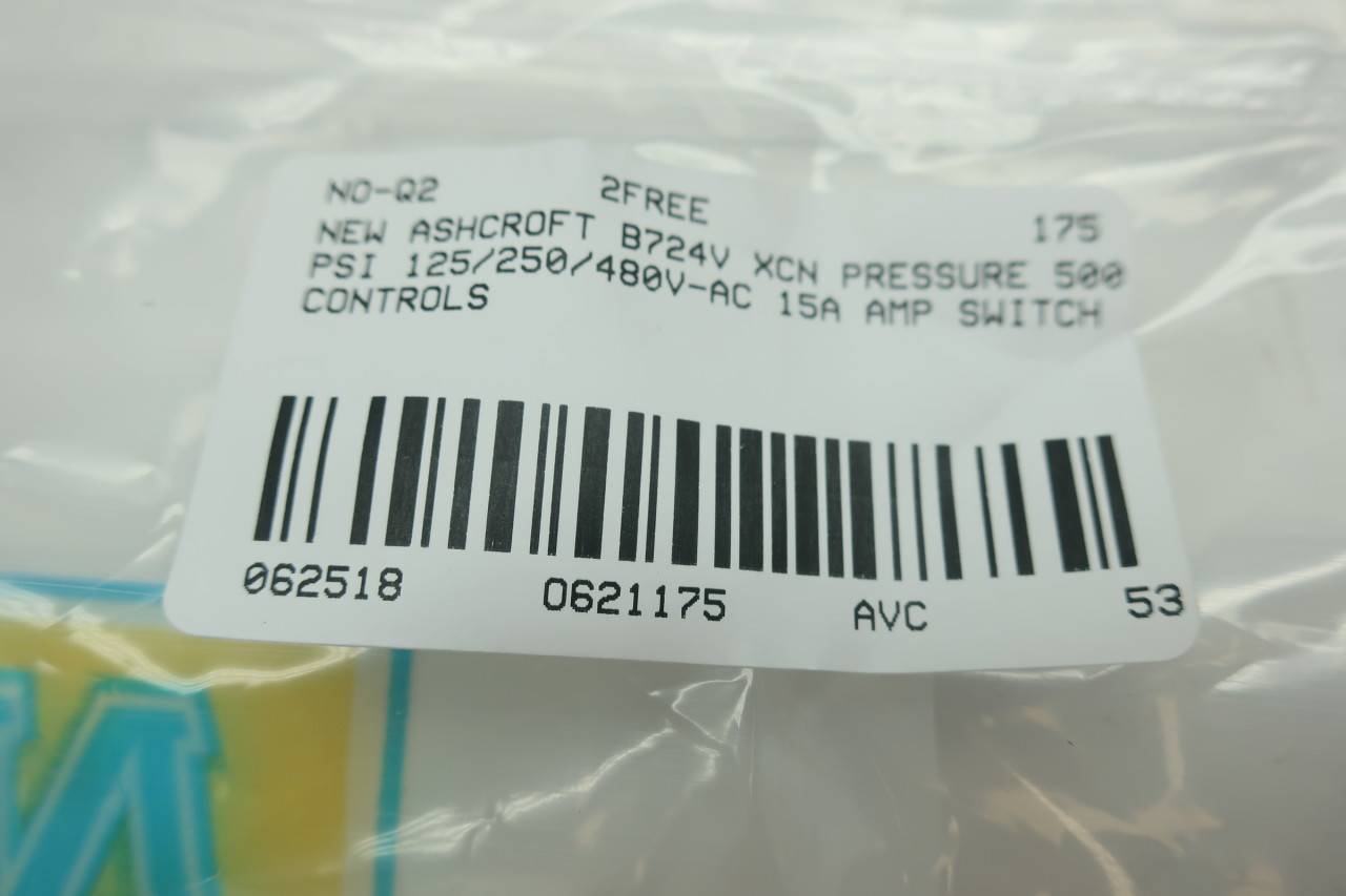 Ashcroft B420S XFM Pressure Switch W/ Diaphragm Seal 200psi, 48 OFF