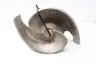 3175S 6X8-14 STAINLESS 2-VANE PUMP IMPELLER 14IN OD REPLACES GOULDS 257-98-1203 thumbnail 3