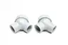 BOX OF 2 KILLARK Y-3M SHORT RADIUS CAPPED IRON PIPE ELBOW 1IN NPT thumbnail 3